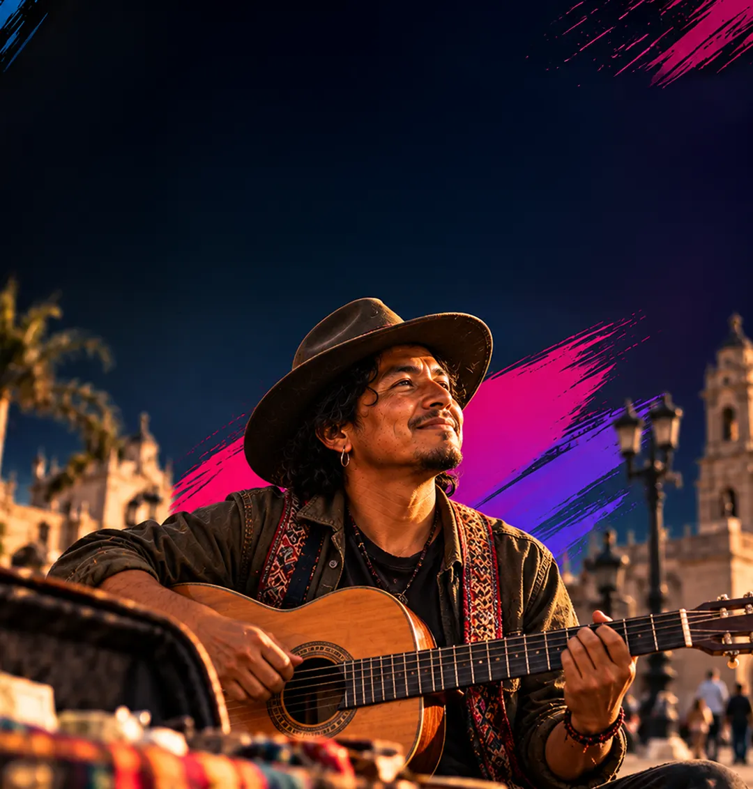Escena del carrusel de Cumbia la actitud